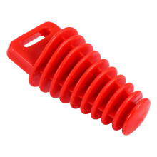 Universal Red Rubber Exhaust Silencer Plug for Motorcycle ATV 98mm