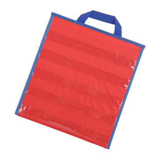 Interactive Pocket Chart For Teachers And Students, Double Sided Foldable Learning Tool With Clear Pockets, Supports Collaborative Class Activities 2