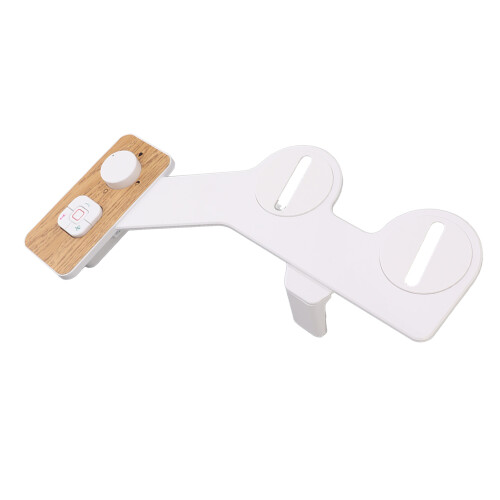 Self-Cleaning Hinged Nozzle Bidet Attachment, Button Structure for Convenient Function Switching, Ultrasonic Welding for Flawless Integration 2