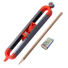 Verstellbarer Metall- und ABS-Konturlehre für unregelmäßige Formen, 23 cm x 3,3 cm