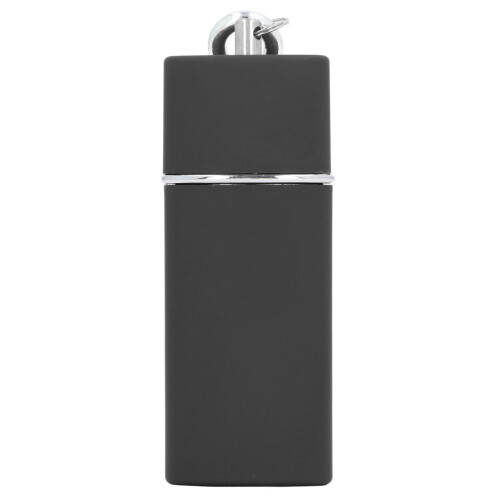 Mini Pocket Ashtray 32x17x85mm Carabiner Black 2