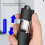 Mini Portable Ashtray 100.00g 32x17x85mm Black 8