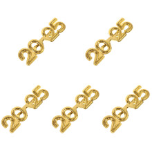 5Stk Stylische 2025 Partygläser Gold Aus Stk Material Für Neujahrsfeier