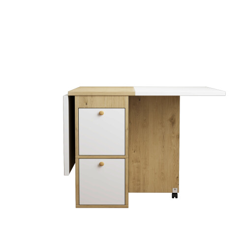 Dining table set multifunctional extendable dining table 2