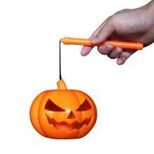 Lanterna Brilhante de Halloween, Luz LED Criativa de Terror para Decoração de Festa de Halloween