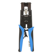 Shielded and Unshielded Cable Compatible, Ethernet Crimper with Professional Suppression for RG59/RG58/RG6Coaxial Cable and High Quality
