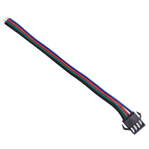 Εύκαμπτη σύνδεση λωρίδας LED Quick Connect4Pin αγωγού LED λωρίδας φωτός συνδετήρα RGB LED 1