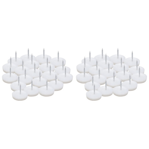 100Pièces Clous De Blancs Solides Pour Hauteur