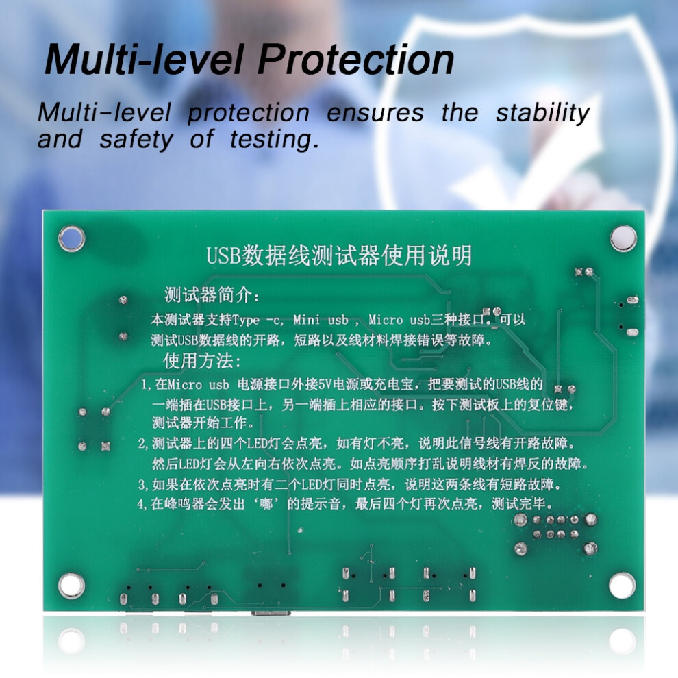Precise Data Wire Test Fixture 3 Port Usb Tester 7340572043283