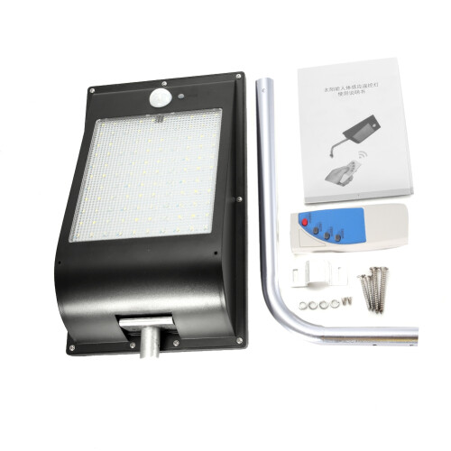 Solar Security Light, Waterproof Motion Sensor Lamp with Remote Control for Your Patio, Yard & Pathway