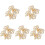 5Paires Boucles Et Clips Dorés En Pour Chaussures 1