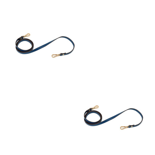 2Pièces Strap Bandoulière Double-Face Bleu Large Pour Sacs