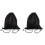 2Pièces Rangement Casque Ski Noir En Oxford 1