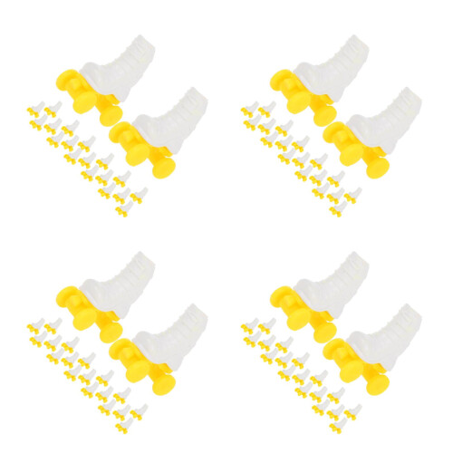 40Paires Mini Rollers Blancs Décoratifs Pour Jouets Poupées Créatifs