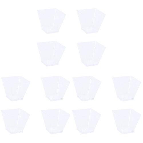 120Pièces Coupes Portion Jetables Transparentes Pour Desserts Soufflés