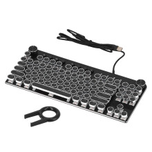 Professional Mechanical Keyboard, Typewriter Style with Quality Build and Keycap Compatibility, Ergonomic Floating Keys for Comfortable Typing (87