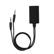 Adaptateur Bluetooth pour voiture, convertisseur audio 2-en-1 pour Nintendo Switch avec fonction mains libres et connexion HiFi, connecteur