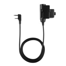 Støjreducerende taktisk headset, stærk og holdbar skridsikker stor PTT, klar lyd til missionskritisk brug, taktisk headset PTT-adapter til Baofeng
