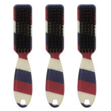 Versatile Styling Brush for Beard Grooming, Comfortable Grip Handle with Reinforced Brush Technology, Soft Barber Fade Brush for Efficient Cleaning