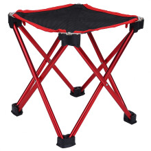 Comfortable Place To Rest, Portable Compact For Easy Transportation, Stable Durable Furniture, Red, Breathable Fabric Quick Set Up, Non-slip Rubber