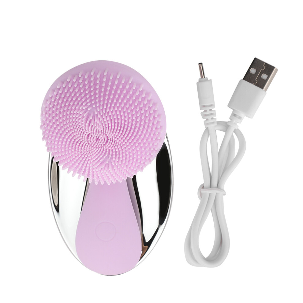 Advanced Vibrating Facial Cleansing Silicone Scrubber For Women And Men, Deep Cleansing Gently Exfoliating Scrubber For Facial Cleansing, Magnetic