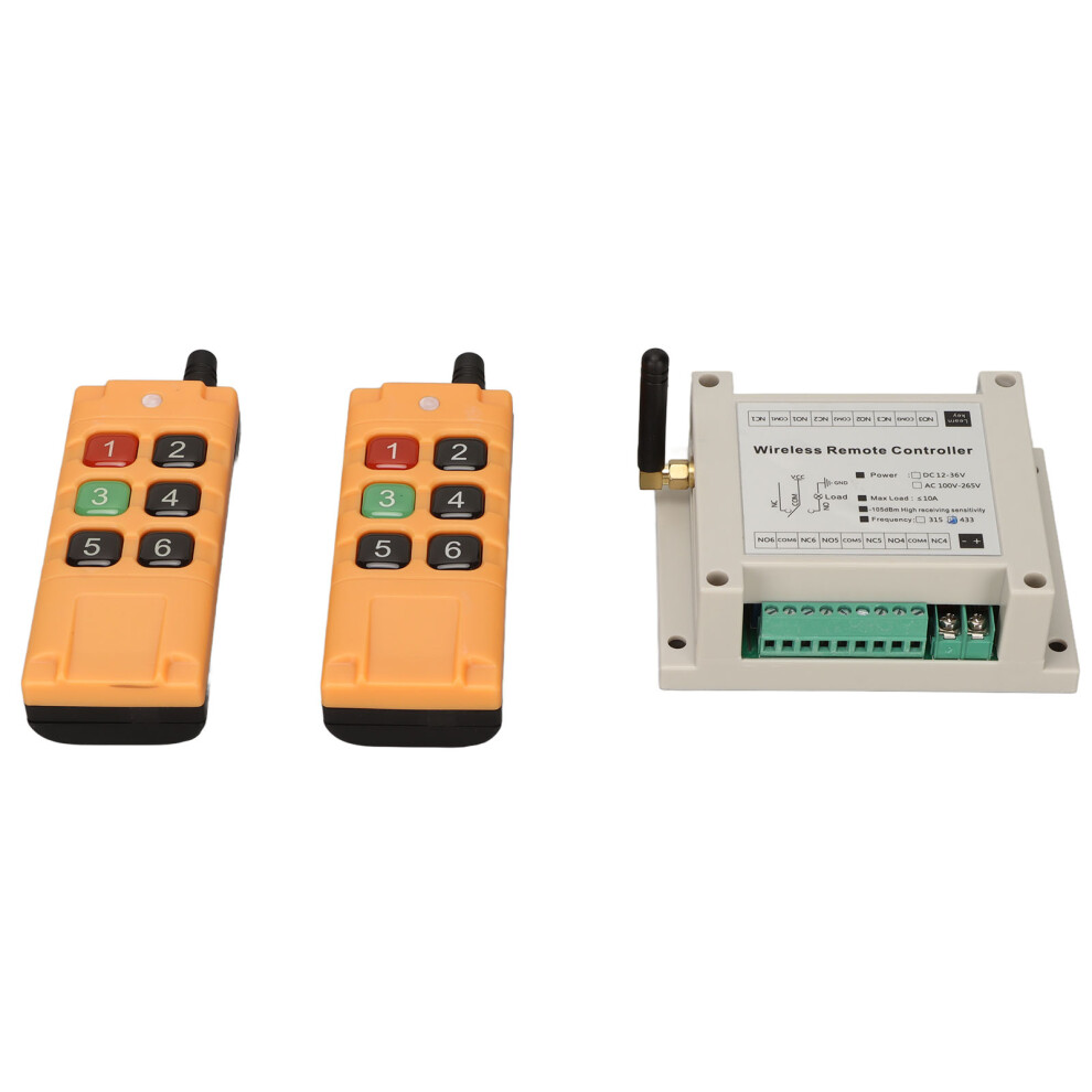 Versatile Wireless Remote Control, Home Automation Security Momentary Mode Toggle Mode High Stability12v Dc6channel Wireless Remote Control Relay 9479868661837