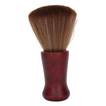 Salon And Home Grooming Essential, Portable Camphor Wood Neck Duster, High-Quality Smooth Touch Broken Hair Sweeper, Lint-Free Fiber Bristles