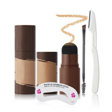 Comfortable Eyebrow Stamp, Cruelty-Free & Waterproof Eyebrow Stencil Kit For Beginners, Natural Ingredients Eyebrow Enhancer With Professional