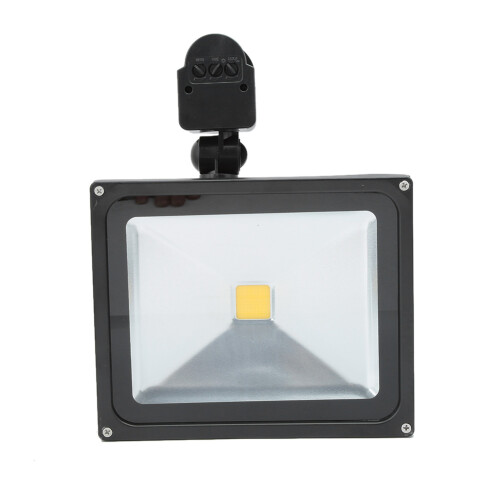 Security Light Motion Sensor Floodlight Outdoor LED Spotlight IP65Waterproof Ultra Bright Warm White3000K Adjustable Detection Range Energy Saving 2
