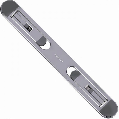 (Silver) Oatsbasf Portable Storage Foldable Notebook Computer Bracket Heightening Fan Heater 1