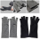 (grey, M) Anti Arthritis Compression Gloves Fingerless Support Rheumatoid Pain Relief 3