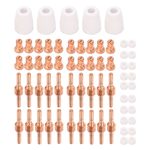 Advanced Torch Consumables, Plasma Cutting Electrodes for Exceptional Cutting Precision, Ceramic Cups for Enhanced Cutting Experience