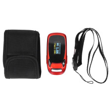 Respiration Rate Monitor Pulse Oximeter, Continuous Monitoring Blood Oxygen Saturation with Silica Gel Material (Compact size)