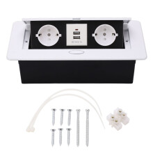 Modern Pop-Up Power Station, Pop-Up Design And Flame Retardant Features For Safe And Stylish Device Charging (1PCS)