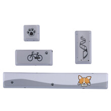 Keyboard Lover's Delight, Aluminum Auto License Plate Inspired Pbt Keycaps, Perfect For Decorating Your Mechanical Keyboard