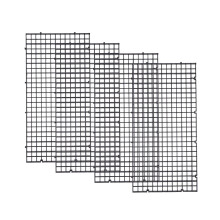 4Pcs Aquarium Fish Board Net Black Plastic for Fish Breeding Tanks