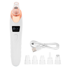 Replaceable Suction Heads for Custom Skincare, Portable Design & Safe Effective Extraction with Electric Face Cleaner, Pore Vacuum