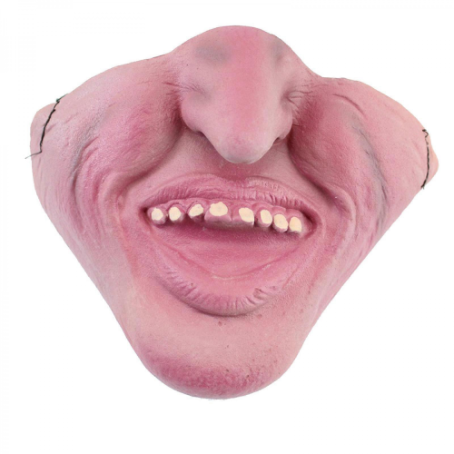 (8) Funny Latex Half Face Masks 1