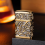 (Colorful Ice Silver) Single Jet-Torch Lighter Windproof Cigarettes Lighters Present For Men 3