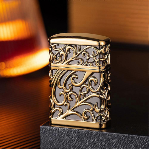(Colorful Ice Silver) Single Jet-Torch Lighter Windproof Cigarettes Lighters Present For Men 2