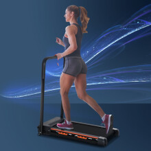 Steel Folding Motorized Home Treadmill LCD Monitor