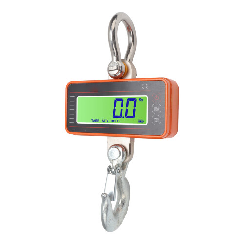 LED Display Digital Crane Scale Remote Control High Precision Industrial Hanging Scale Multi Functions Aluminum Casting Case Stainless Steel Hook 2