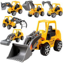 Miniature Construction Vehicle Collection, Crafted with Durable Materials, Educational Toy for Preschool Development, Realistic Sound Effects,