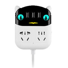 Compact Cruise Power Strip, Smart Charging Technology Quick Charge for Global Adventures, ABS Material, Fire-resistant