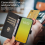 (Black) Compatible For iPhone 15 Plus Leather Case Litchi Texture RFID Wallet Stand Phone Cover 5