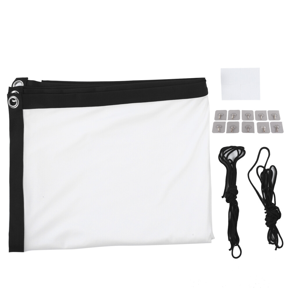 Projector Screen For Clear Picture, Lightweight & Portable Foldable Solution For Home Theater & Outdoor Camping, Easy Installation & Wide Application 9479868285163