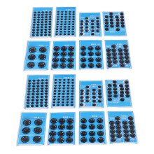 Smooth Surface Garment Closures, Snap Fastener for Bags, Clothes, Hats, Easy Installation Press Button, Metal Snap Buttons with Rust Prevention,