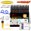 Leuchtendes Whiteboardmarker-Set - 12 Farben mit Radiergummis 2