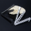 (White) Not Sharpened Butterfly Cutter Easy To Carry Learning Simulation Tools High Hardness Mini Folding Cutter For Practicing Qinhai 3