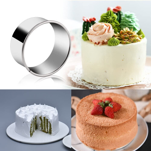 (Silver) Stainless steel biscuit cutting machine set (5 pieces) 1
